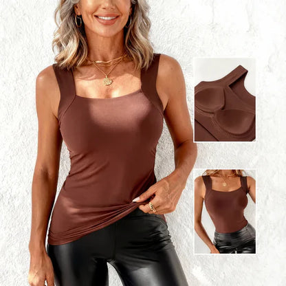 Débardeur sculptant avec soutien-gorge intégré