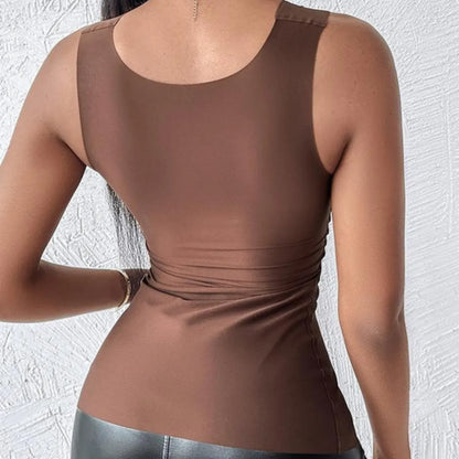 Débardeur sculptant avec soutien-gorge intégré