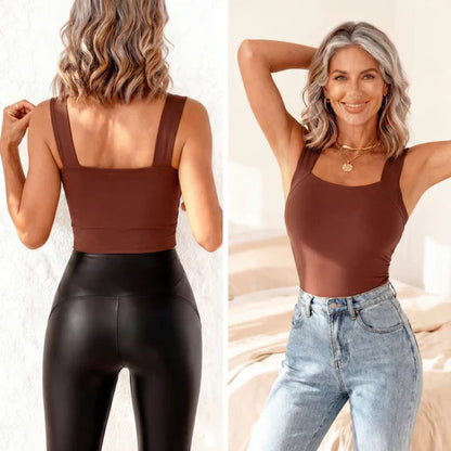Débardeur sculptant avec soutien-gorge intégré